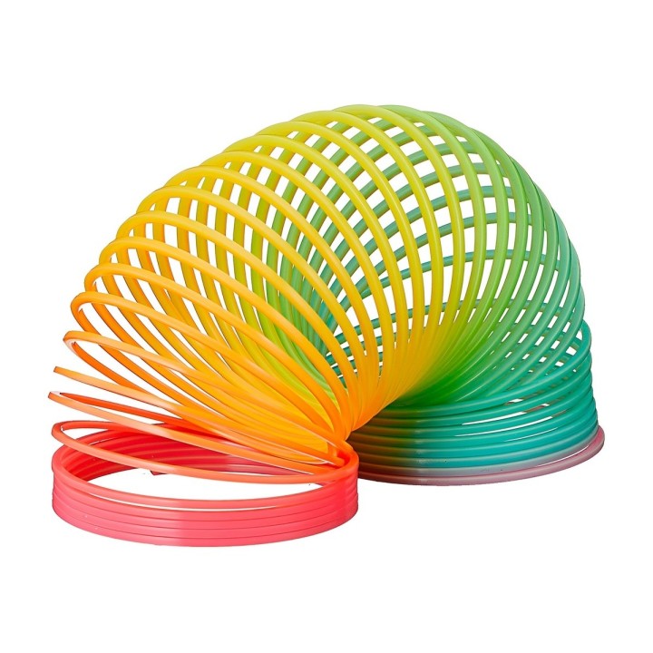 Spring Arcoiris Muelle Magico Juguete Niños Destreza X 5 Pcs