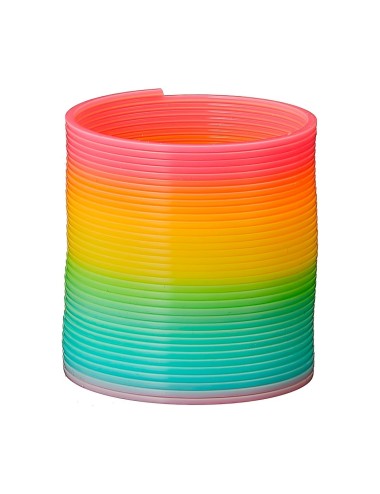 Spring Arcoiris Muelle Magico Juguete Niños Destreza X 5 Pcs