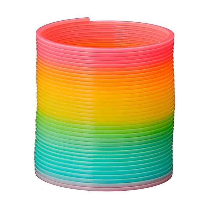 Spring Arcoiris Muelle Magico Juguete Niños Destreza X 5 Pcs