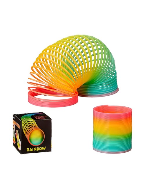 Spring Arcoiris Muelle Magico Juguete Niños Destreza X 5 Pcs