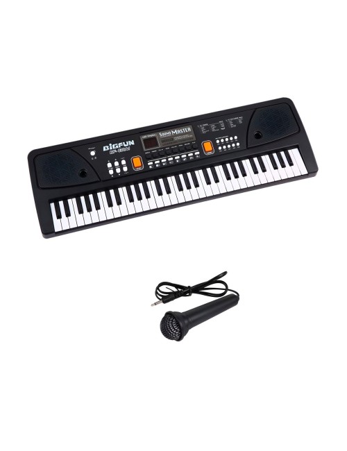 Piano Organeta Electronica Microfono + Cable Usb Corriente