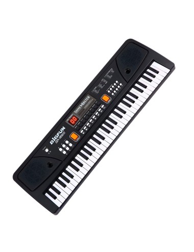 Piano Organeta Electronica Microfono + Cable Usb Corriente