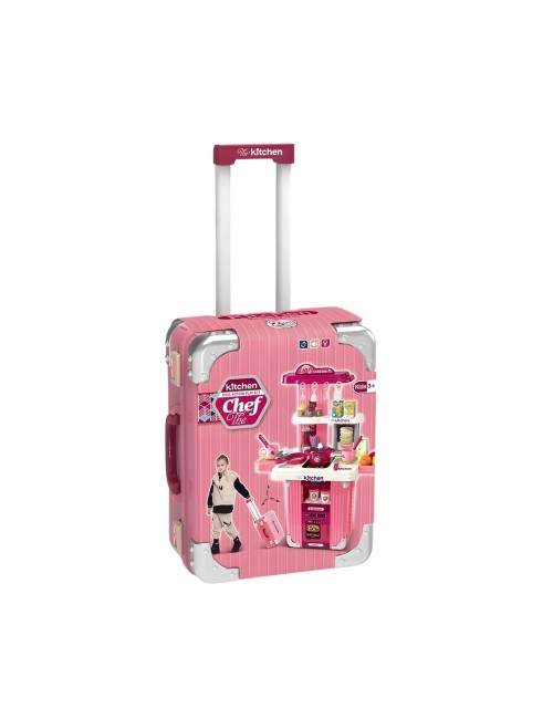 Maleta Cocina Chef Armable Portatil Juguete Niña Interactivo