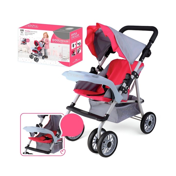 Juguete Coche Tipo Moises Para Muñecas Grande Interactivo