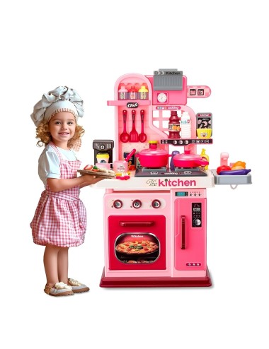 Cocina Niñas Chef Juguete Con Horno Interactivo + Baterias