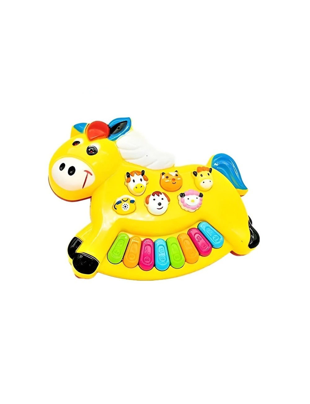 Piano Caballo Sonido Animales Y Notas Musicales + Baterias