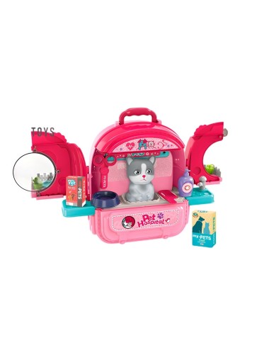 Maleta Mascota Juguete Veterinaria Interactivo Niñas Pets