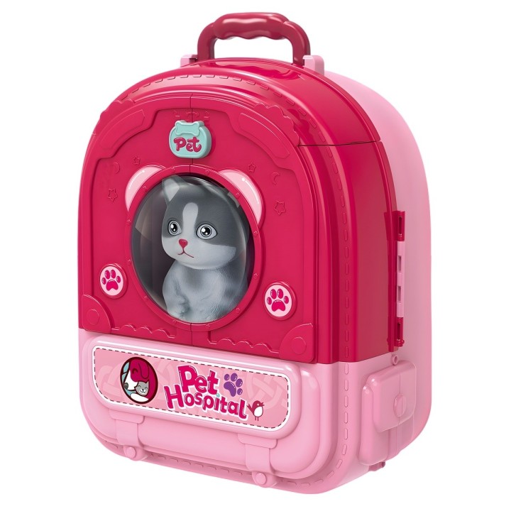 Maleta Mascota Juguete Veterinaria Interactivo Niñas Pets