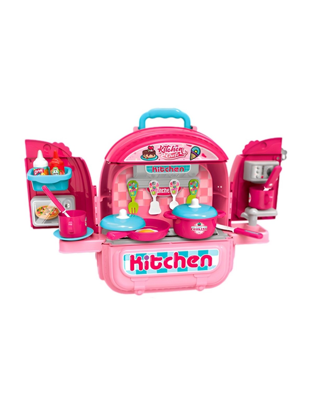 Maleta Cocina Juguete Chef Kitchen Interactivo Niñas