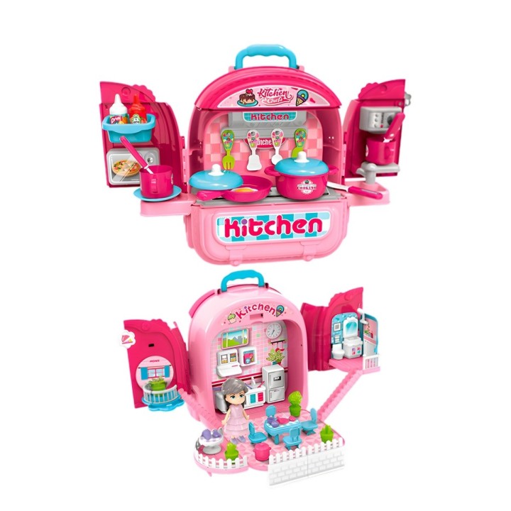Maleta Cocina Juguete Chef Kitchen Interactivo Niñas