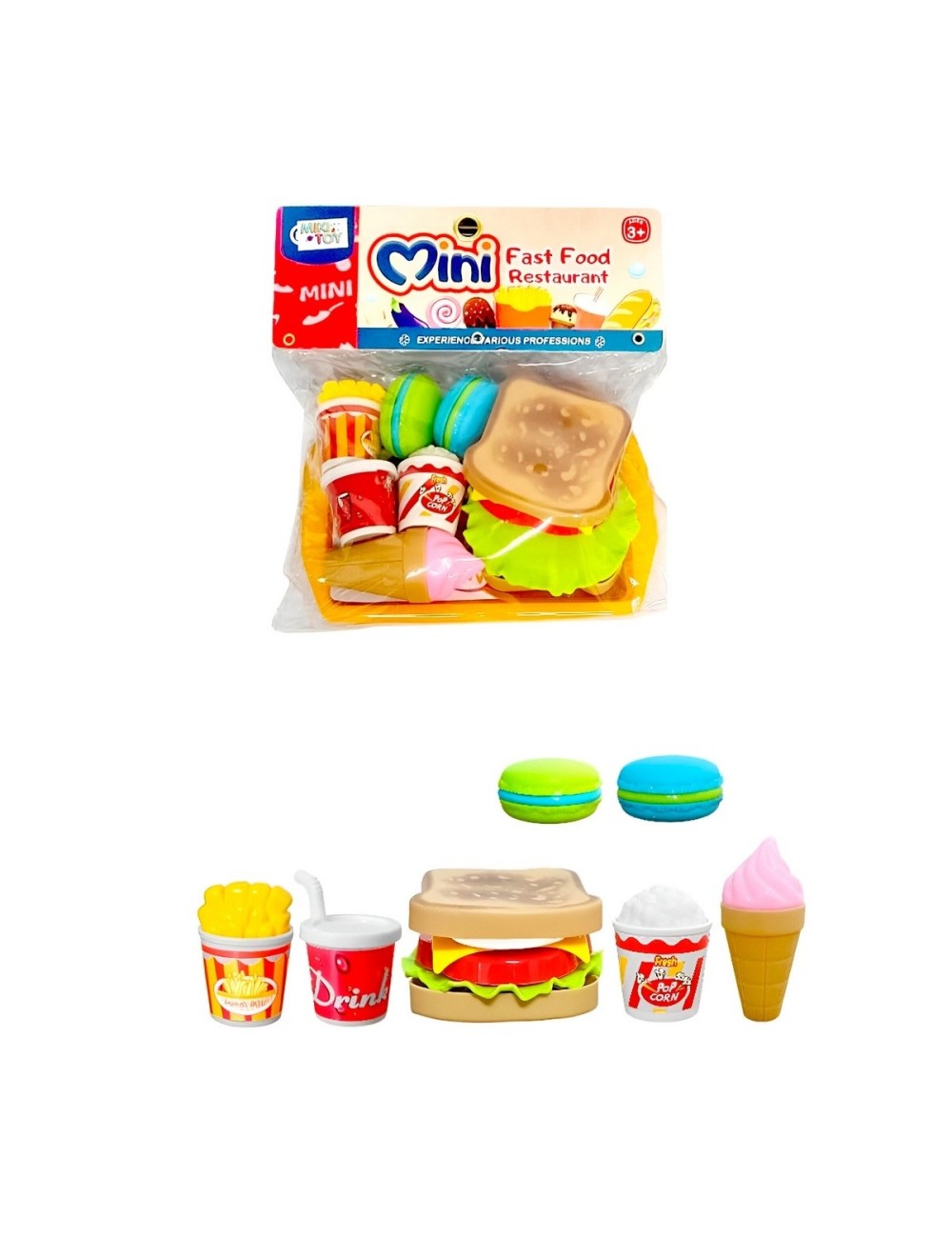Comida De Juguete Interactivo Sandwich Cookies + Tabla
