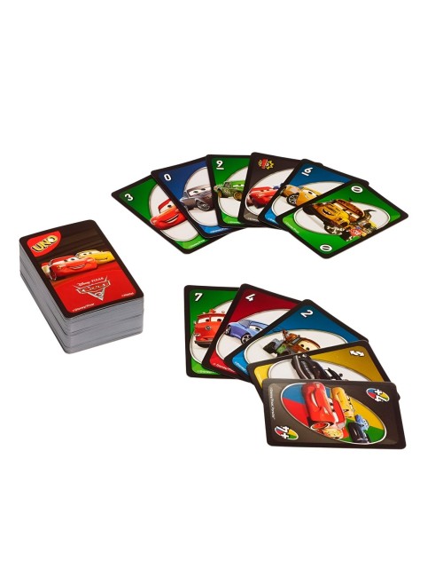 Juego de Mesa Cartas Uno Rayo Mcqueen Cars