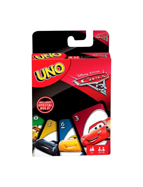 Juego de Mesa Cartas Uno Rayo Mcqueen Cars