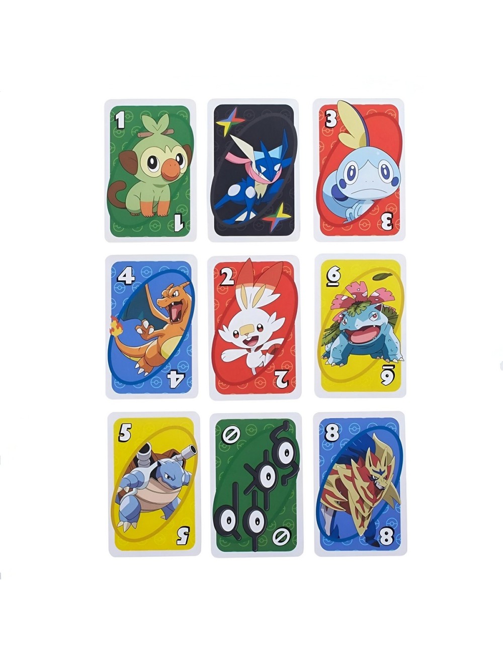 Juego de Mesa Cartas Uno Pokemon