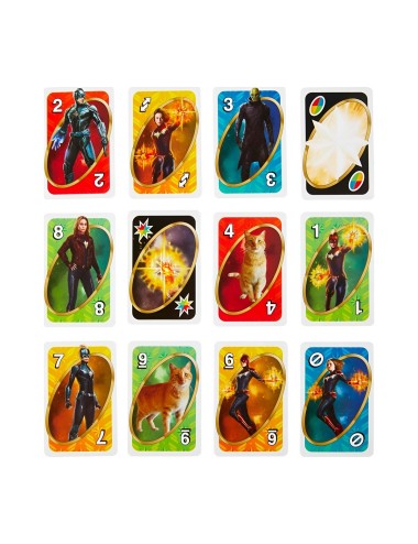 Juego de Mesa Cartas Uno Avengers Heroes