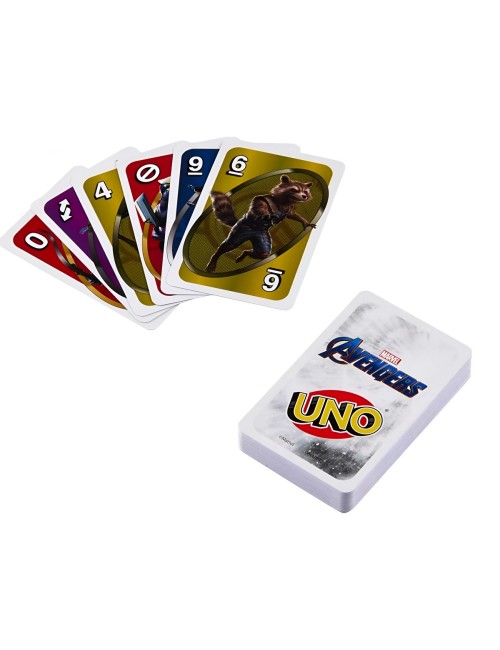 Juego de Mesa Cartas Uno Avengers Heroes