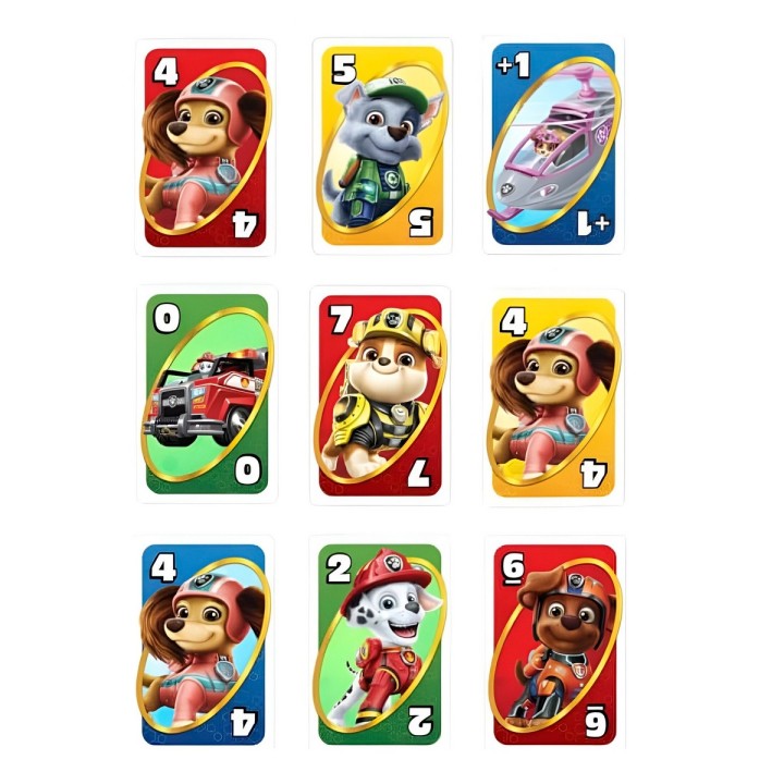 Juego de Mesa Cartas Uno Patrulla Canina