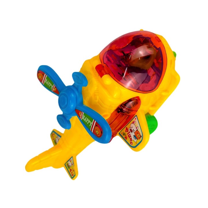 Helicoptero Juguete Multicolor De Cuerda Interactivo Niños