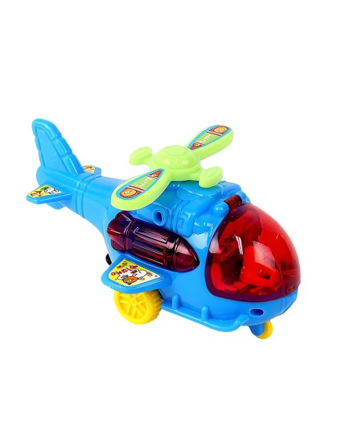 Helicoptero Juguete Multicolor De Cuerda Interactivo Niños