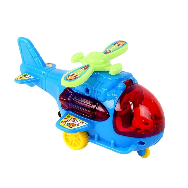 Helicoptero Juguete Multicolor De Cuerda Interactivo Niños