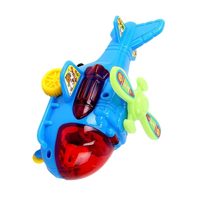 Helicoptero Juguete Multicolor De Cuerda Interactivo Niños