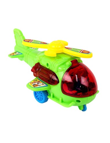 Helicoptero Juguete Multicolor De Cuerda Interactivo Niños
