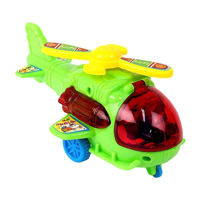 Helicoptero Juguete Multicolor De Cuerda Interactivo Niños