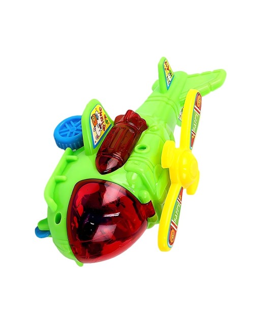 Helicoptero Juguete Multicolor De Cuerda Interactivo Niños