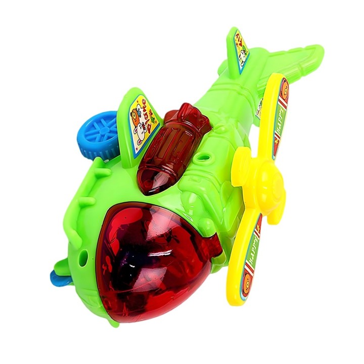 Helicoptero Juguete Multicolor De Cuerda Interactivo Niños