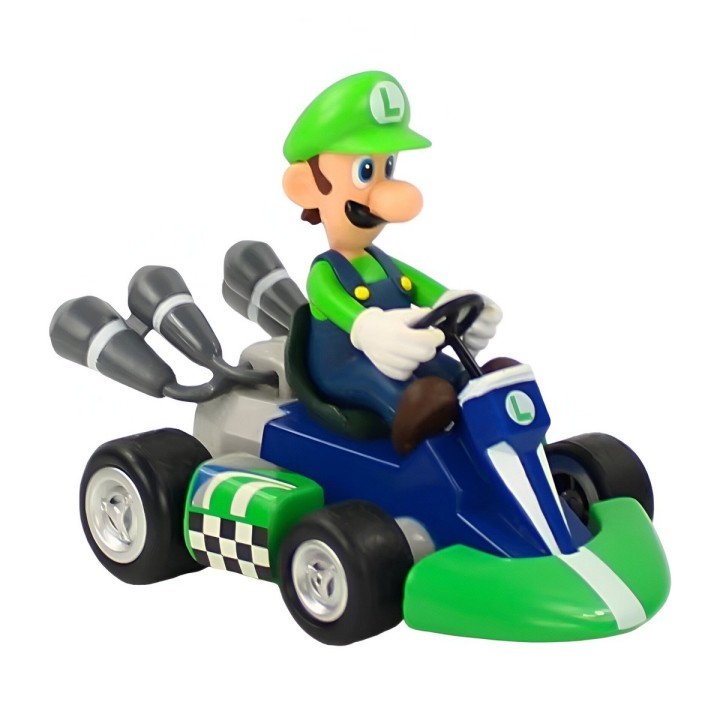 Carro Kart Luigi Carro De Cuerda Juguete Niños