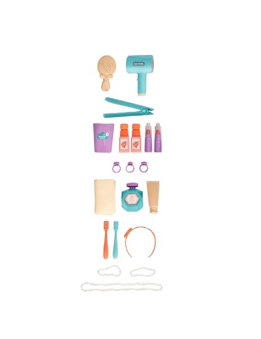 Set Maquillaje Tocador Profesional Peinador Juguete Niñas