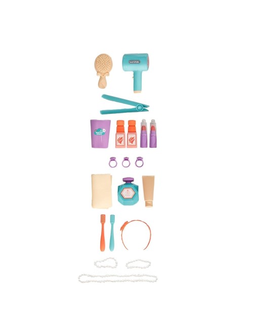 Set Maquillaje Tocador Profesional Peinador Juguete Niñas
