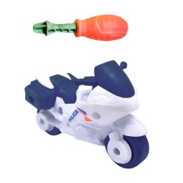 Moto Policia Juguete Armable Didactico Interactivo Niños