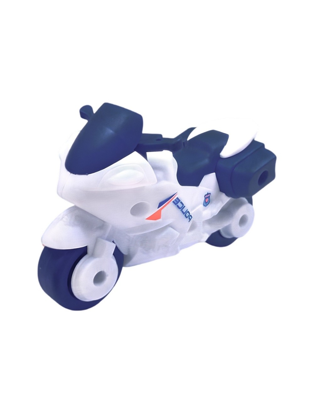 Moto Policia Juguete Armable Didactico Interactivo Niños