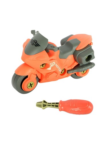 Moto Deportiva Juguete Armable Didactico Interactivo Niños