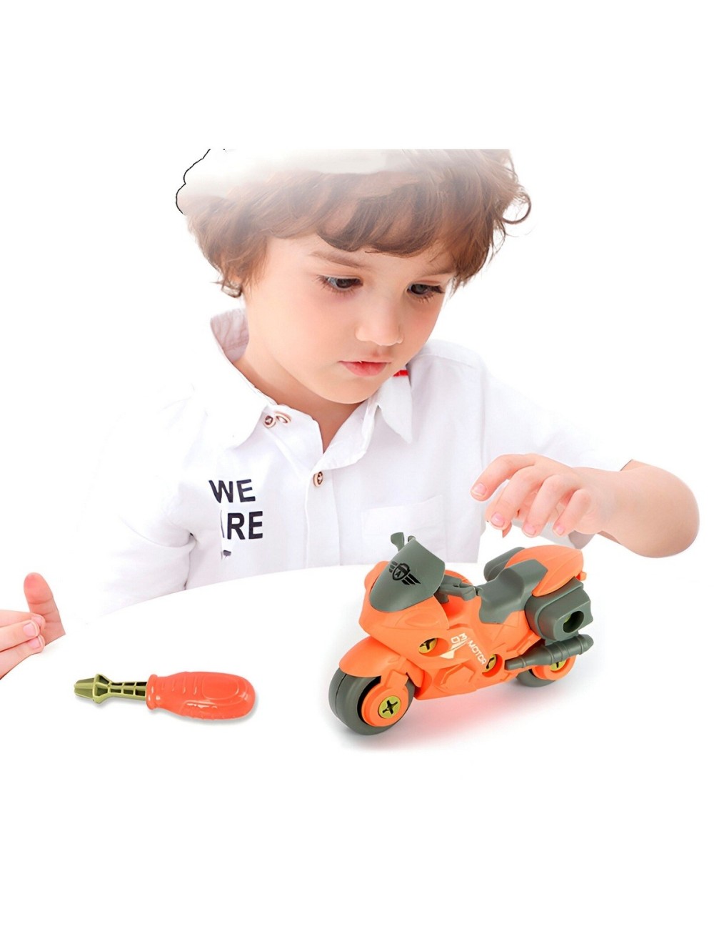 Moto Deportiva Juguete Armable Didactico Interactivo Niños