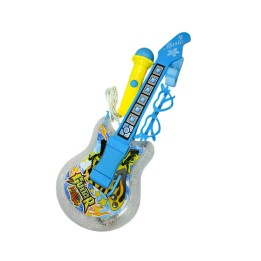 Guitarra De Juguete Con Microfono Juguete Unisex + Baterias