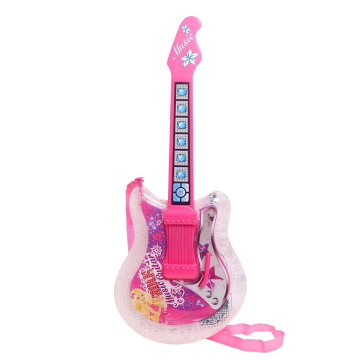 Guitarra De Juguete Con Microfono Juguete Niñas + Baterias