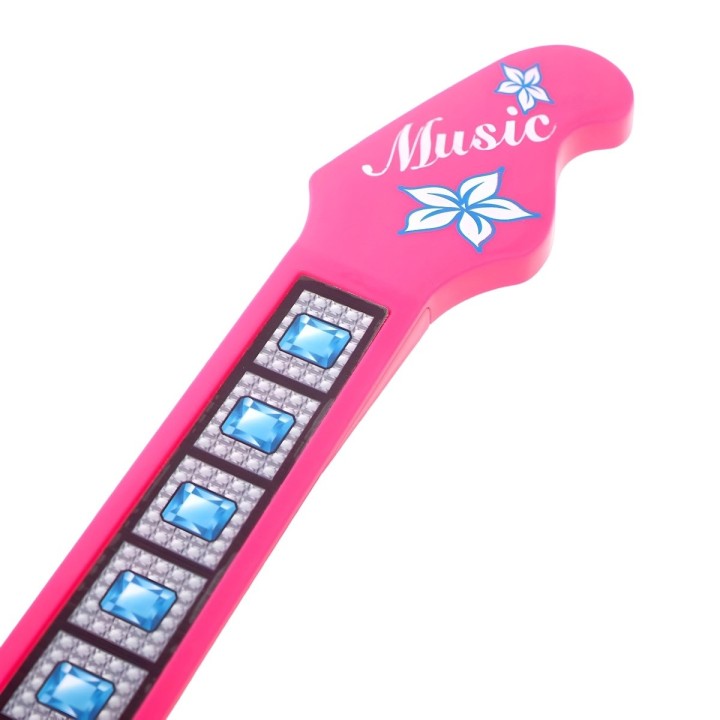 Guitarra De Juguete Con Microfono Juguete Niñas + Baterias