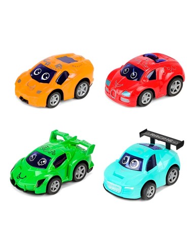 Carros De Cuerda Deportivo Ojitos Coleccion X 4 Unidades