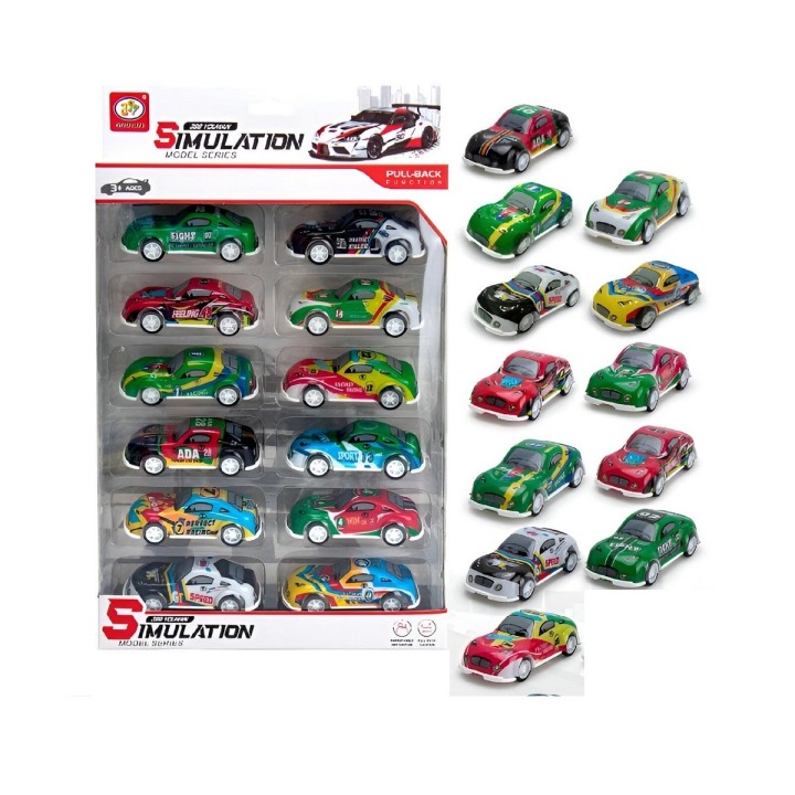Carros Clasicos De Cuerda Coleccionable X 12 Unidades