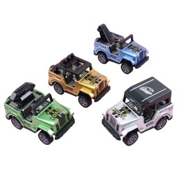 Carro Camioneta Jeep Deportiva Multicolor Juguete X 4 Unidad