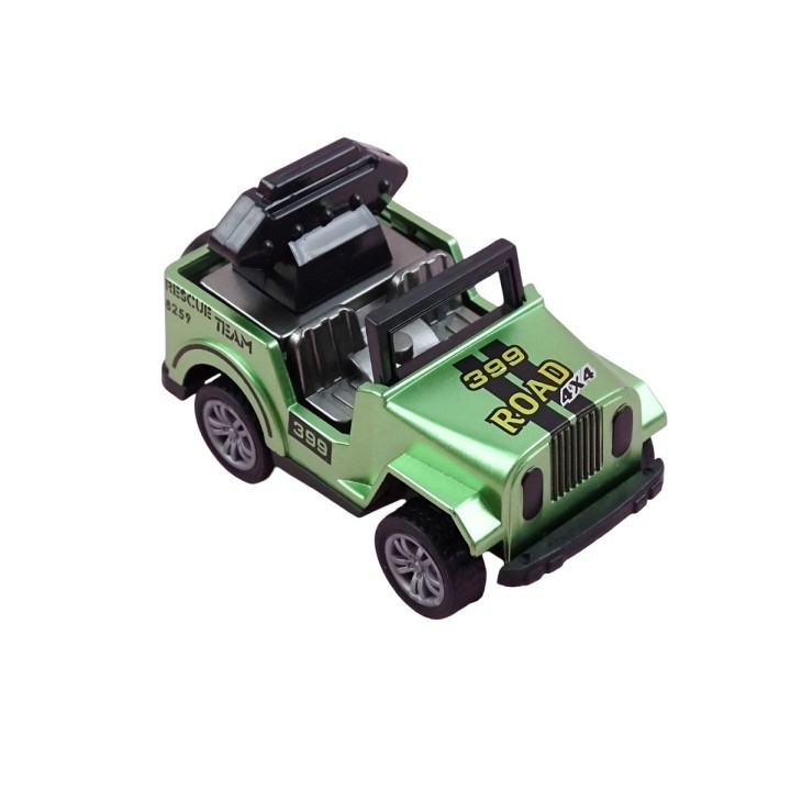 Carro Camioneta Jeep Deportiva Multicolor Juguete X 4 Unidad