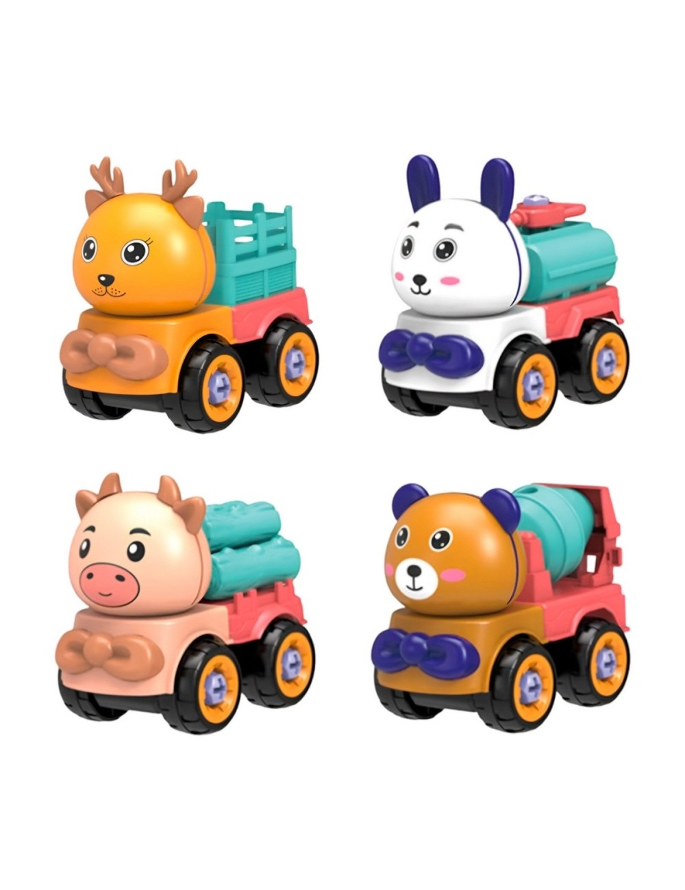 Camiones De Juguete Coleccion Transporte Carroceria Animales