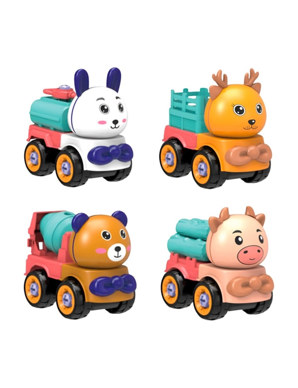 Camiones De Juguete Coleccion Transporte Carroceria Animales