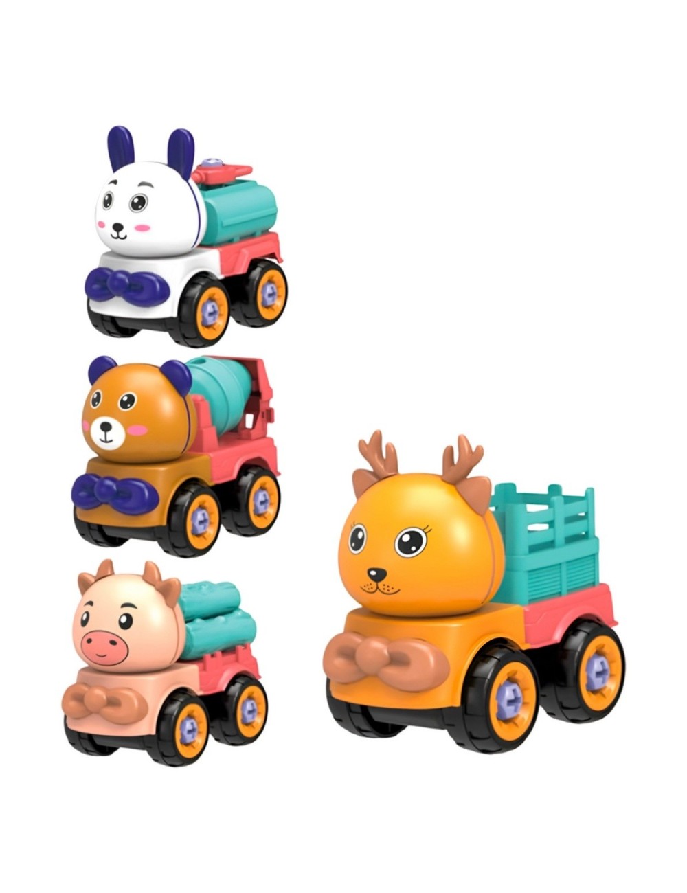 Camiones De Juguete Coleccion Transporte Carroceria Animales