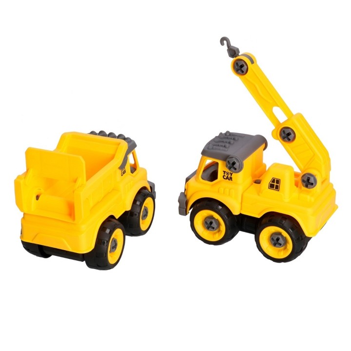 Camion Volqueta Grua Construccion Armable Juguete Niños