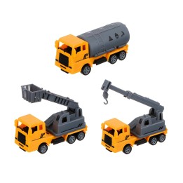 Camion Construccion Linea Amarilla Juguete Interactivo X 3 U