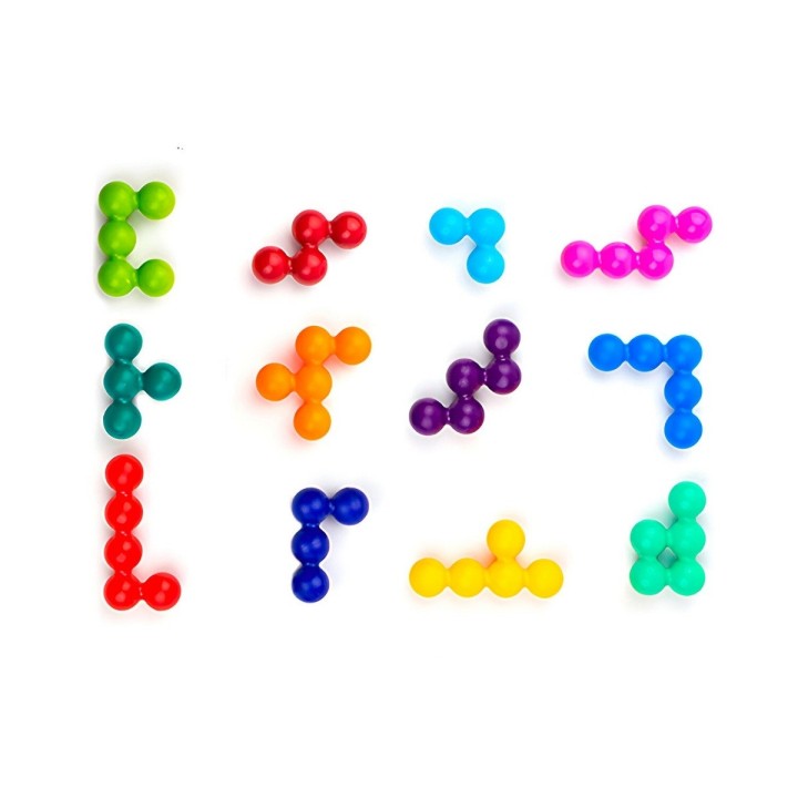 Juego De Mesa Iq Logica Estrategia Puzzle Figuras 120 Retos