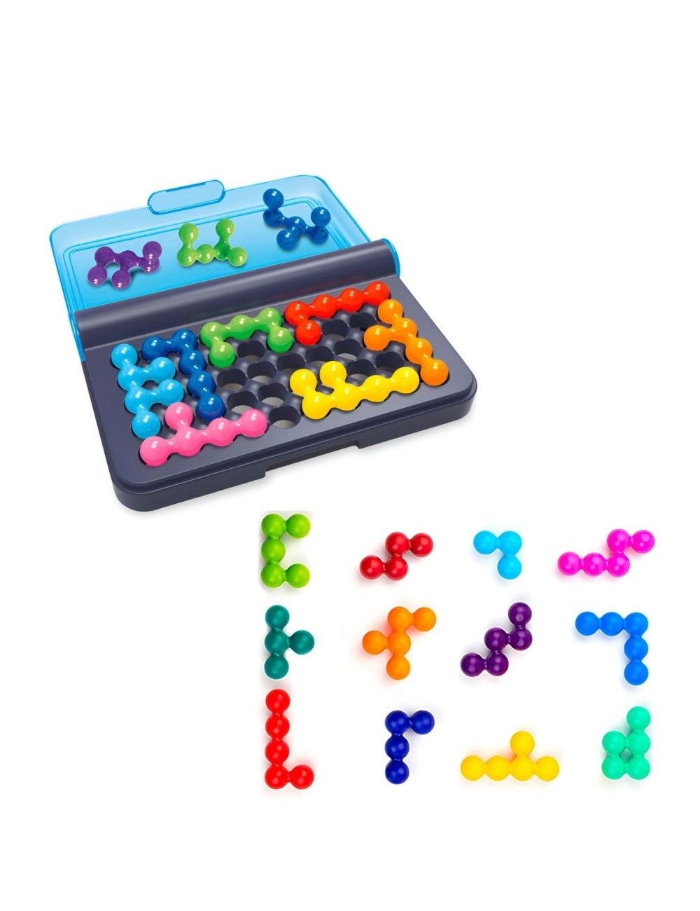 Juego De Mesa Iq Logica Estrategia Puzzle Figuras 120 Retos